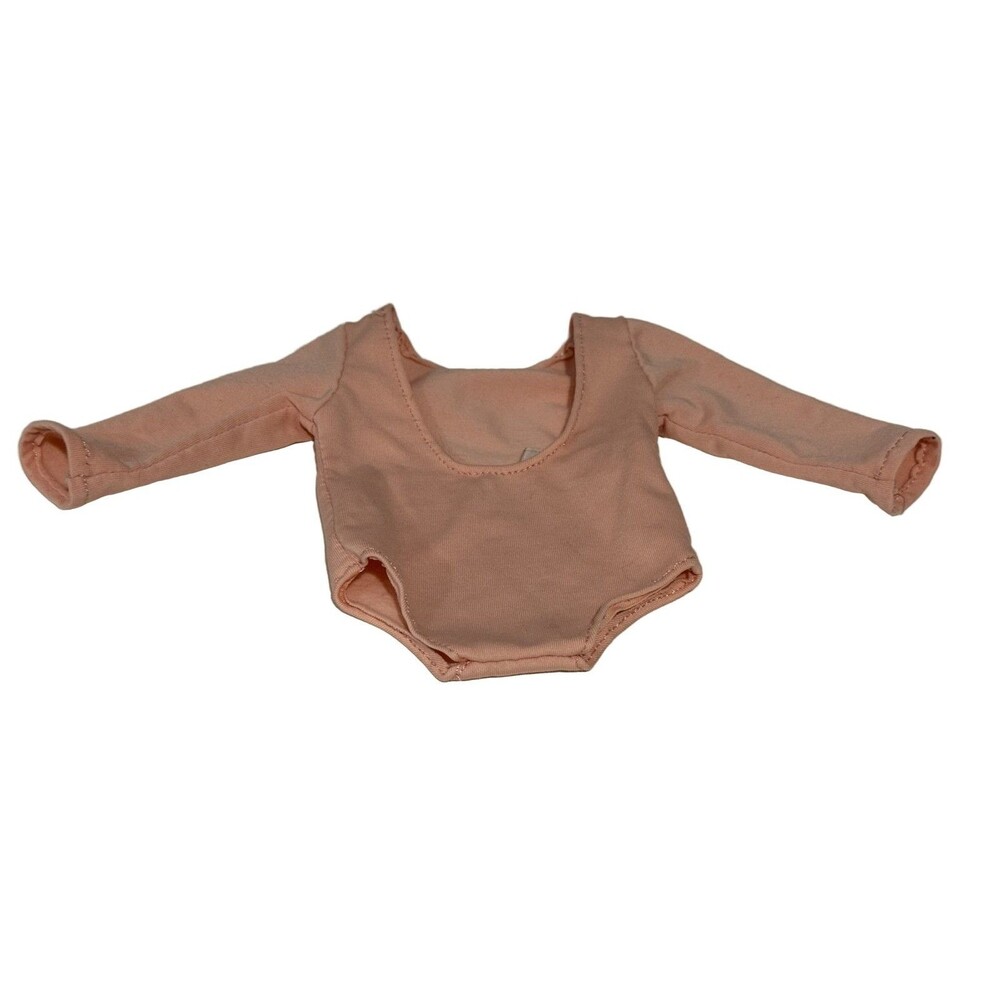 Our Generation Long Sleeve Leotard Doll Clothing Pink Peach